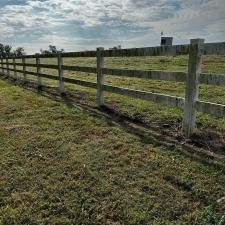 Vinyl fence cleaning in Sand Springs, OK 